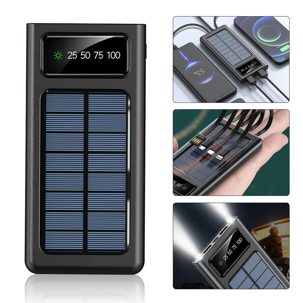 Power Bank con carga solar 20.000mah