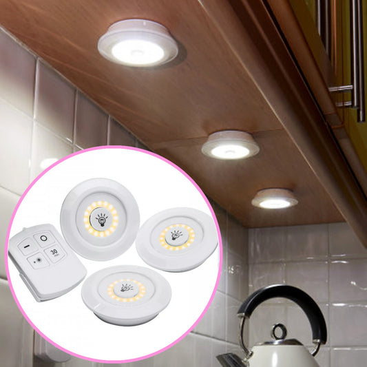 Luces Led con control remoto 3x2